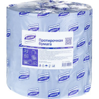 Бумага протирочная Luscan PROFESSIONAL Prof 2сл 1000лx1рул/уп 360м голубая с перфорацией 1004186