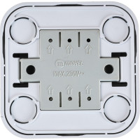 3-клавишный выключатель Makel Открытой проводки IP20 1 вход 3 выхода белый 451A5