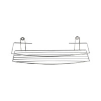 Настенная полка Рыжий кот Lecco 7,5*35*13 см хром 310850