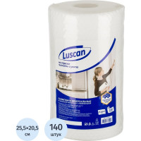 Салфетки хозяйственные в рулоне Luscan вискоза 25.5x20.5 см, 140 л. 522381