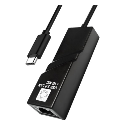 Сетевая карта USB3.1 TYPE-C, RJ45 5bites 1гигабит, 10см UA3C-45-07BK