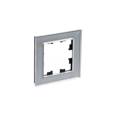 1-местная рамка Systeme Electric AtlasDesign NATURE стекло алюминий ATN320301