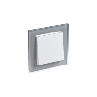 1-местная рамка Systeme Electric AtlasDesign NATURE стекло алюминий ATN320301