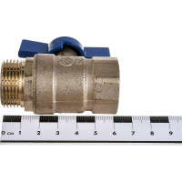 Шаровой кран RM -L ВР-НР 3/4 муфтовый, бабочка Ду20 Ру30 11Б27п1 RML-34FMB