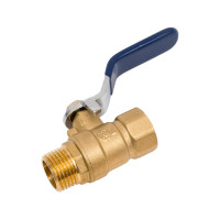 Шаровой кран RM -L ВР-НР 1/2 муфтовый, ручка Ду15 Ру30 11Б27п1 L-12FML RML-12FML