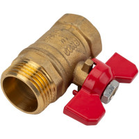 Шаровой кран ProfECO 1 ВР-НР, муфтовый, бабочка, Ду25, Ру20 11Б27п1 PE-1FMB