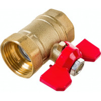 Шаровой кран ProfECO 1 ВР-ВР, муфтовый, бабочка, Ду25, Ру20 11Б27п1 PE-1FFB