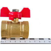 Шаровой кран ProfECO 1 ВР-ВР, муфтовый, бабочка, Ду25, Ру20 11Б27п1 PE-1FFB