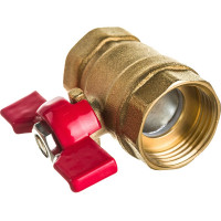 Шаровой кран ProfECO 3/4 ВР-ВР, муфтовый, бабочка, Ду20, Ру20 11Б27п1 PE-34FFB