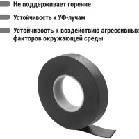 Вулканизирующая изолента TDM ELECTRIC 15 мм, 5 метров SQ0526-0601