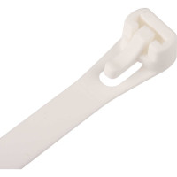 Многоразовая стяжка ЕВРОПАРТНЕР PRM 7,5х200 белый 15 шт. S19 0034 9