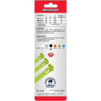 Многоразовая стяжка ЕВРОПАРТНЕР PRM белый, голубой, оранжевый 7,5х200 15 шт. S19 0043 9