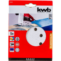 Круг шлифовальный 125 мм К60 5 шт KWB 495906