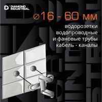 Коронка алмазная по керамограниту и керамике с центрирующим сверлом 20 мм Diamond Industrial DIDCSC020