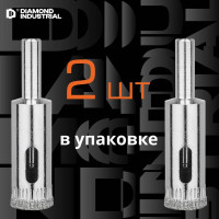 Коронка алмазная по керамограниту и керамике 14 мм, 2 шт. Diamond Industrial DIDCSC014