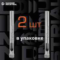 Коронка алмазная по керамограниту и керамике 6 мм / 2 шт. Diamond Industrial DIDCSC006