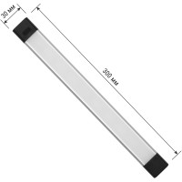 Светильник TDM ELECTRIC LED300х30 линейный, 5 Вт, 230 В, датчик движения, диммер, 4000К, SQ0329-3607