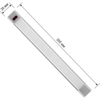 Светильник TDM ELECTRIC LED300х30 линейный, 5 Вт, 230 В, датчик движения, диммер, 2700-6000К, SQ0329-3605