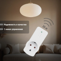 Приемное устройство TDM ELECTRIC Р1 в розетку для беспроводного управления нагрузкой "Уютный дом" SQ1508-0211