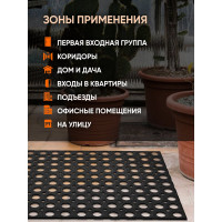 Придверный ячеистый коврик ComeForte RH 50x100 см 16 мм RH-50100-ЯЧЕЙКА16 HM-5004