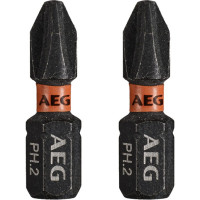 AEG Биты Ударные 2шт.Ударные PH2х25mm AAK252PH2 4932479164