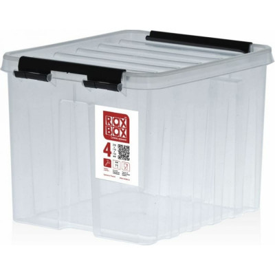 Rox Box Контейнер с крышкой, 4,5 л, прозрачный M-004-00.07