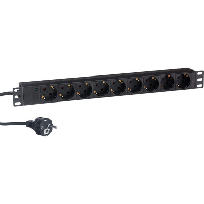 Блок розеток ExeGate ServerPro PDU-19H902 Al-9S-EU1.8CU 280848