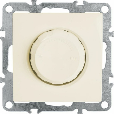 STEKKER Выключатель диммирующий (механизм), STEKKER, PSW10-9106-02, 250В, 600W, серия Эрна, слоновая кость 39324