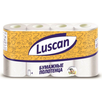 Двухслойные бумажные полотенца Luscan 317396