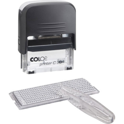 Colop Штамп самонаборный автоматический пластик 5 строк 18х47 мм PRINTER С 30/1SET black 00-00000851