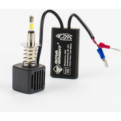 Компл светод ламп H3 - 4500K LED SAMSUNG CERAMIC BASE, DC 12 V, 4400 Lm, 22 W 47168