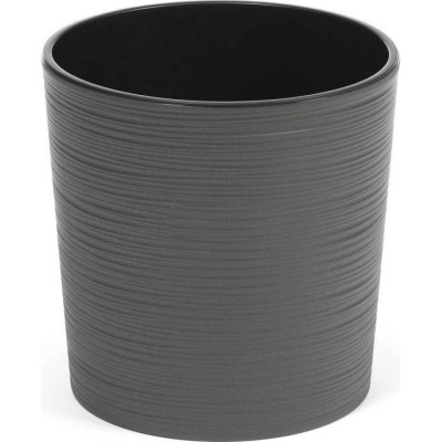 LAMELA Sp.z o. 723 Кашпо MALWA d30 h30 5 см dluto графит с вкладышем 054279