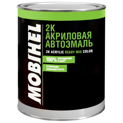 MOBIHEL Краска 201 Белая 2К акриловая банка 0.75л. 41677802