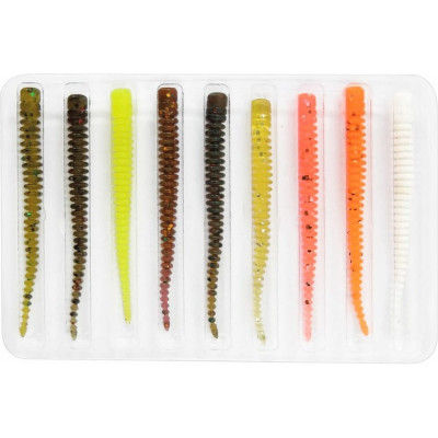 Съедобные искусственные слаги Lucky John LJ Pro Series KING LEECH 140152-MIX1