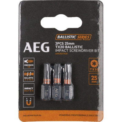 Ударные биты AEG AAK253TX20 4932479174