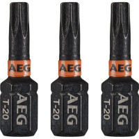 AEG Биты Ударные 3шт.Ударные TX20х25mm AAK253TX20 4932479174