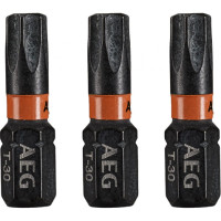 AEG Биты Ударные 3шт.Ударные TX30х25mm AAK253TX30 4932479176