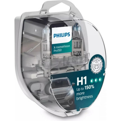 Автолампа PHILIPS X-tremeVision Pro150 12258XVPS2