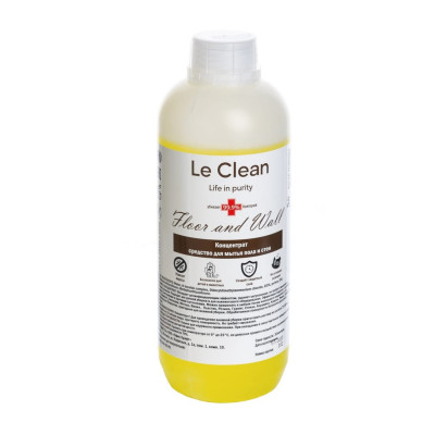 Антибактериальное средство для мытья пола и стен Le Clean FLOOR AND WALL LC FLW1000