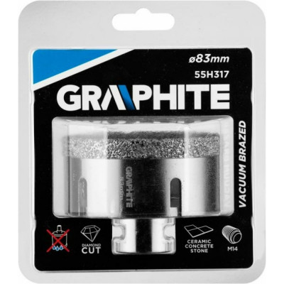 GRAPHITE Корончатое сверло 83 mm x M14 55H317