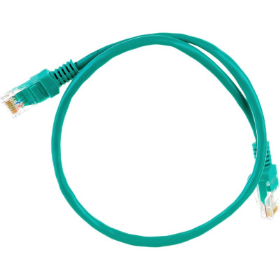 ExeGate Патч-корд UTP-RJ45-RJ45-5e-0,5M-GN, UTP, cat.5e, 0.5м, зеленый 258383