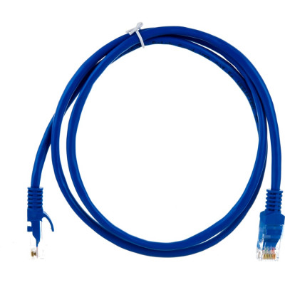 ExeGate Патч-корд UTP-RJ45-RJ45-5e-1M-BL, UTP, cat.5e, 1м, синий 241494