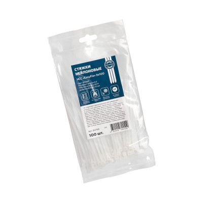 FORTISFLEX Стяжки нейлоновые НСС EasyFix 3x100 б 100 шт. 84799