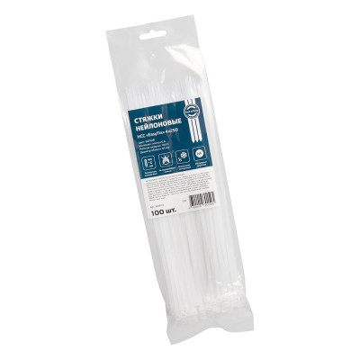 FORTISFLEX Стяжки нейлоновые НСС EasyFix 4x250 б 100 шт. 84803