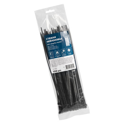 FORTISFLEX Стяжки нейлоновые НСС EasyFix 4x250 ч 100 шт. 84815