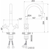 IDDIS Смеситель для кухни Acros ACRSB00i05