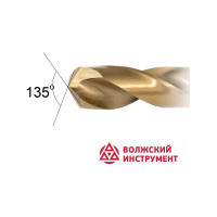 Сверло по металлу ц/х средняя серия (12 мм; Р6М5К5; А) Волжский Инструмент 152328