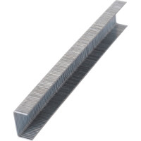 Скобы для степлера РОСОМАХА закаленные, оцинкованные (тип 53, 1000 шт./уп.), высота 6 мм 605306