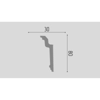 Карниз П13 Де-Багет 30/80 00000002695