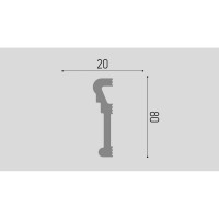 Молдинг Де-Багет С04 80/20 00000003023